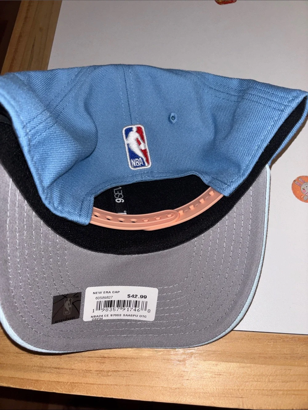 New Era Light Blue San Antonio 9SEVENTY Cap